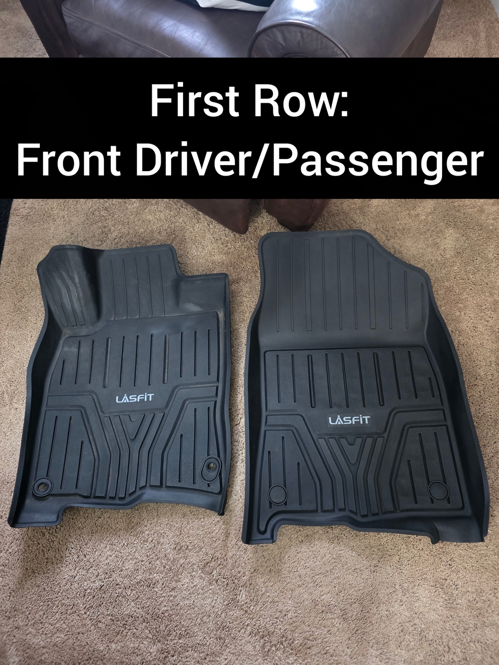 LASFIT All-Season Washable Floor Mats for 2016–2021 Honda Civic